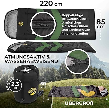 4 Jahreszeiten Schlafsack